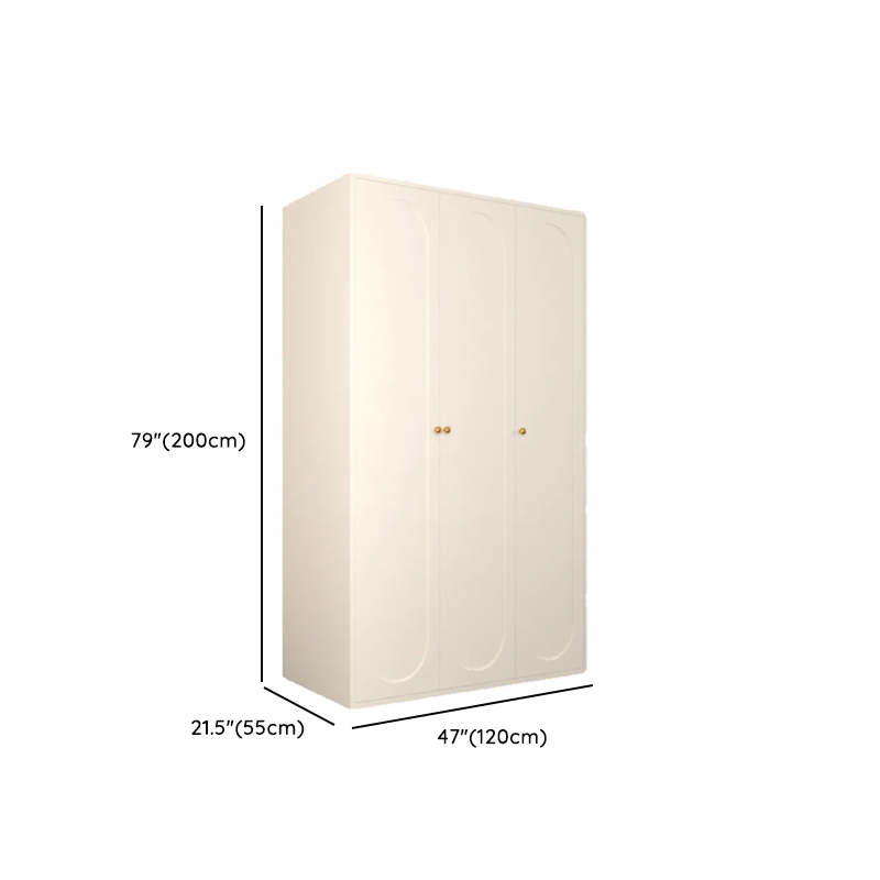 Chalk Casual Unattached Wardrobe with Adaptable Shelf, Soft Close Door, Hanging Rod, and Articulated Mechanism - image 17