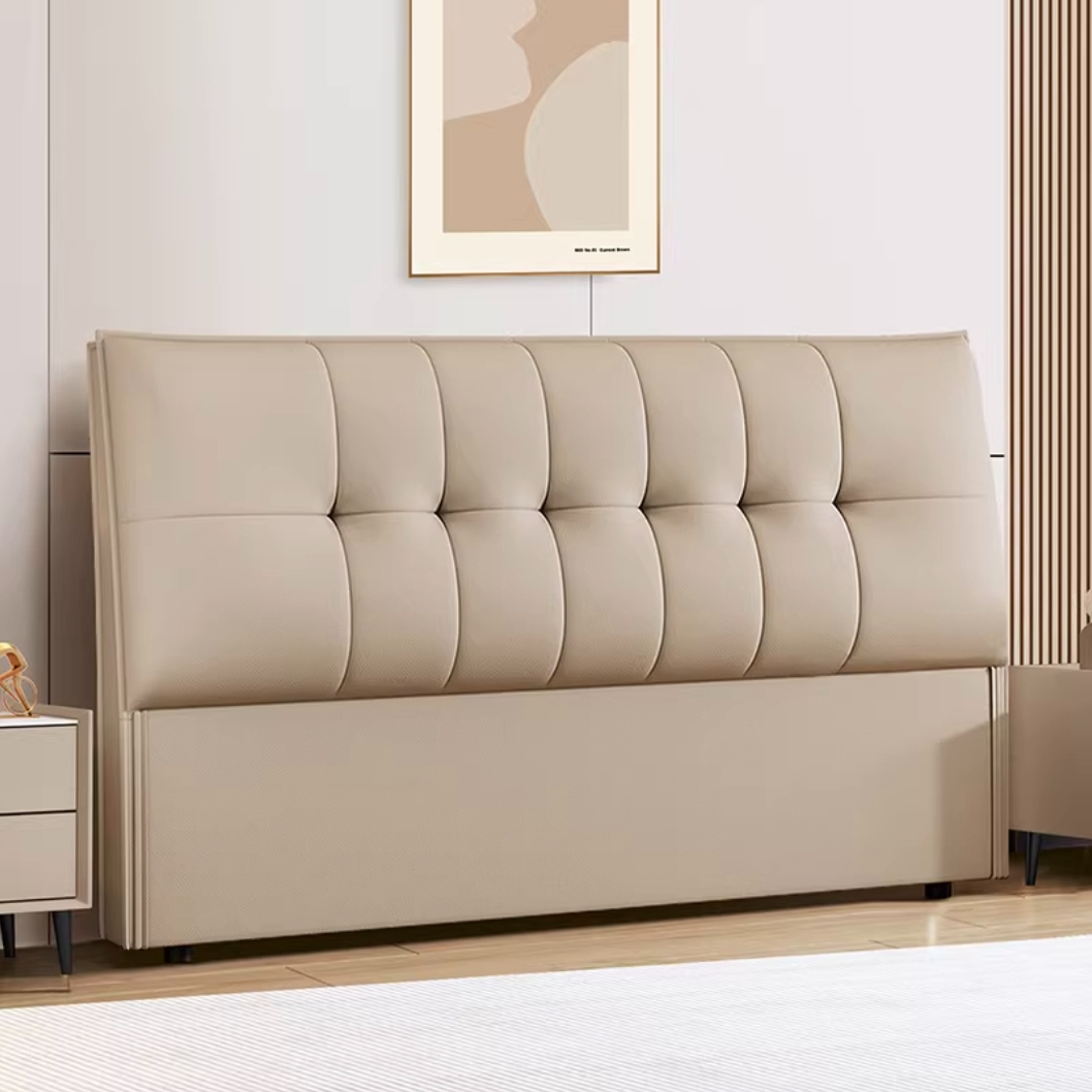 Modish No Distressing Button-tufted Panel Headboard in Rectangle Shape for King/Queen/Full Bed with Sponge Upholstery Fill and Standard Height - image 3