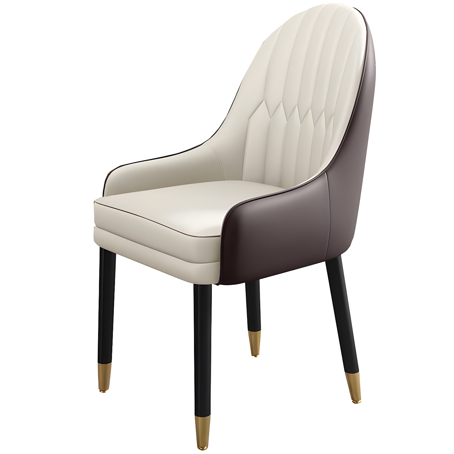 Leather Contemporary Home Side Chair Parsons Chair of 21'' Wide Chairs - image 11