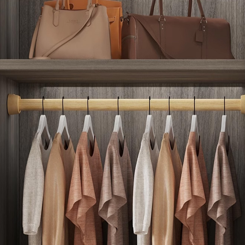 White Modish Wooden Independent Armoire Cabinet with Soft Close Drawer, Soft Close Door, and Interior Shelves - image 8