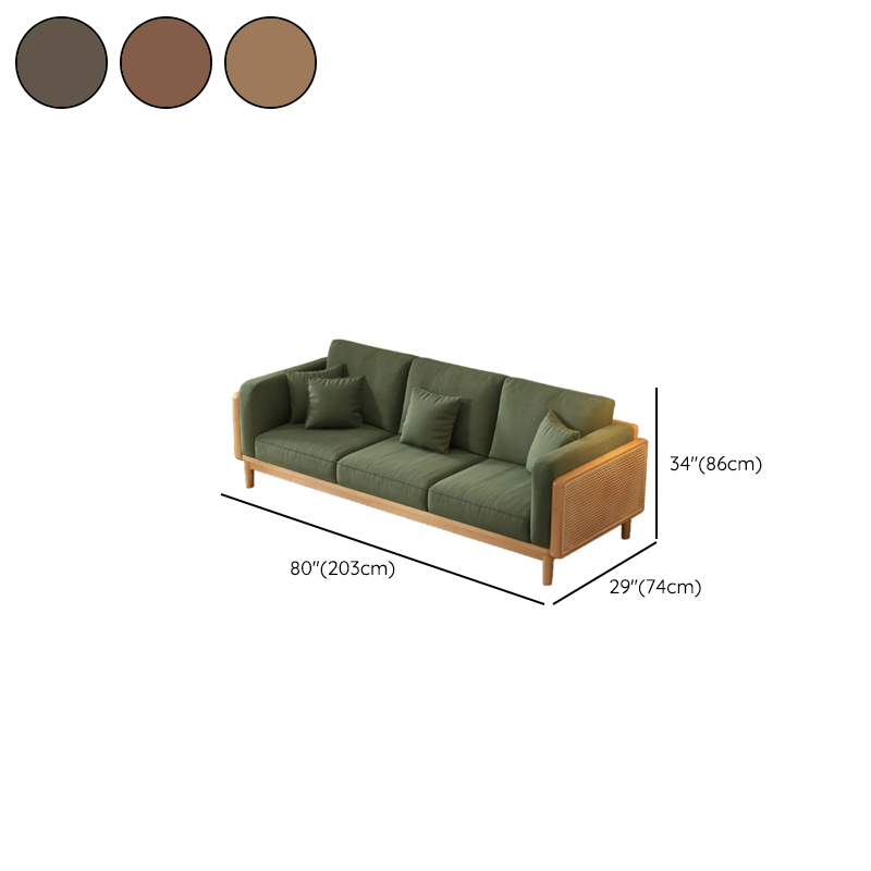 Victorian Style Jade Green Sofa Couch/Single Sofa for Sitting Room with 1 to 5 Pillows - image 29