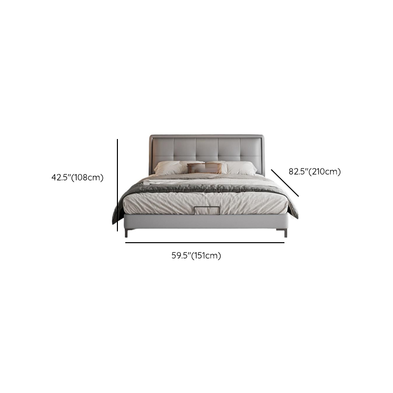 Light Gray Solid Color Storage Bed with Pine Wood Frame and Button-tufted Design for Living Room - image 15