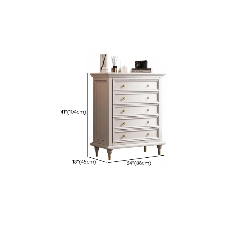 Horizontal/Vertical Chalk Wood Double Dresser/Bachelor Chest/Lingerie Chest with Drawers - image 13