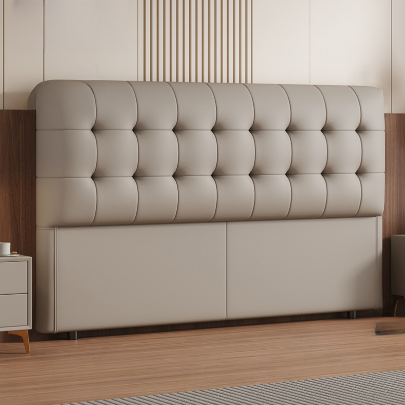Trendy Panel Headboard with No Distressing, Piled Tufted Rectangle Design for King/Queen/Full Bed, Featuring Sponge Upholstery and Standard Height - image 8