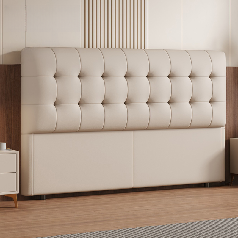 Trendy Panel Headboard with No Distressing, Piled Tufted Rectangle Design for King/Queen/Full Bed, Featuring Sponge Upholstery and Standard Height - image 11