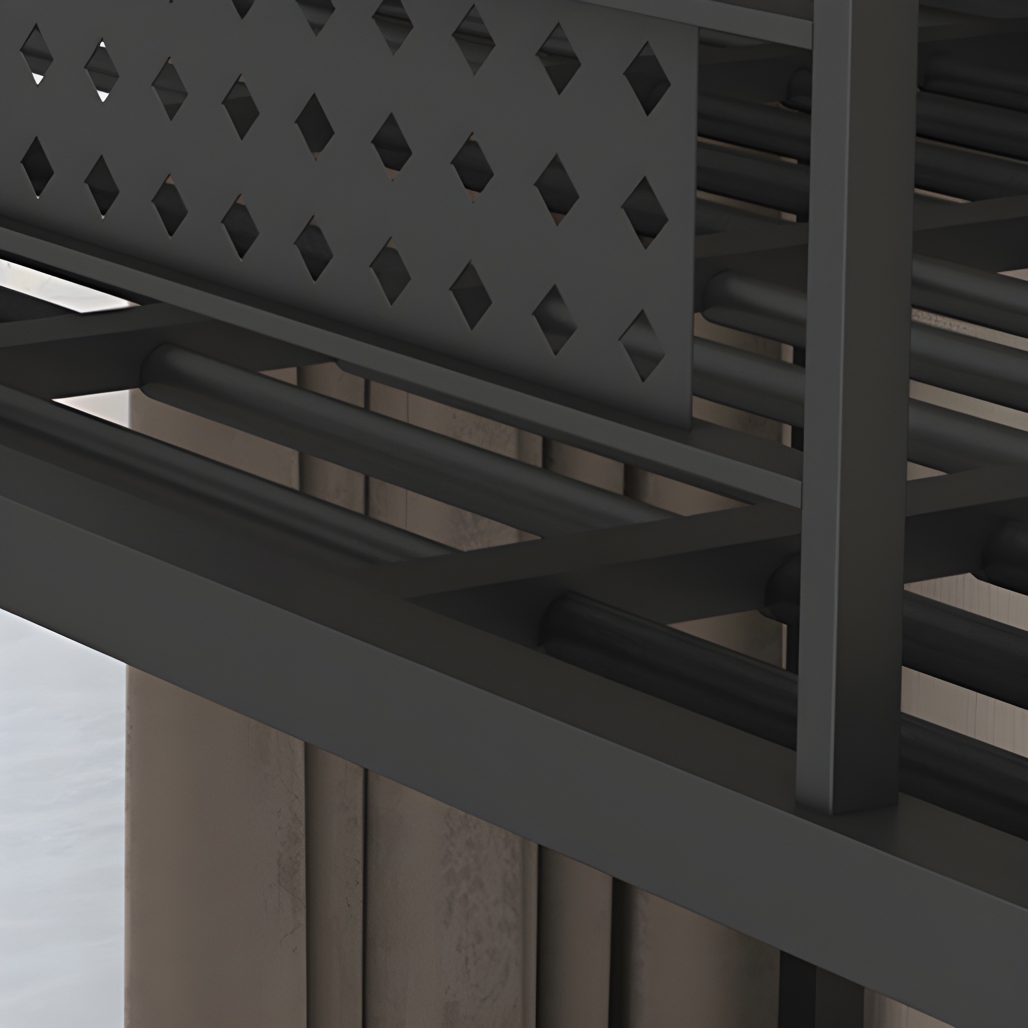 Simple and Chic Metal Frame Modern Bed with Headboard Included - image 8