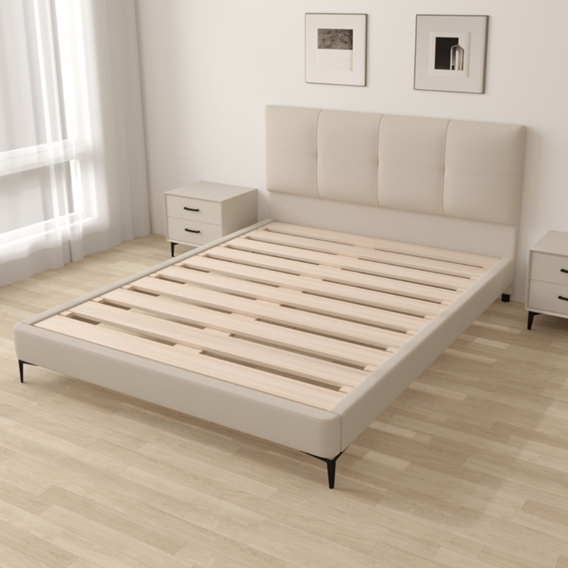 Simplistic Free-standing Standard King(76"W x 80"L)/Queen(60"W x 80"L)/Full(54"W x 75"L) Panel No Distressing With Legs in Wood and Sponge - image 12