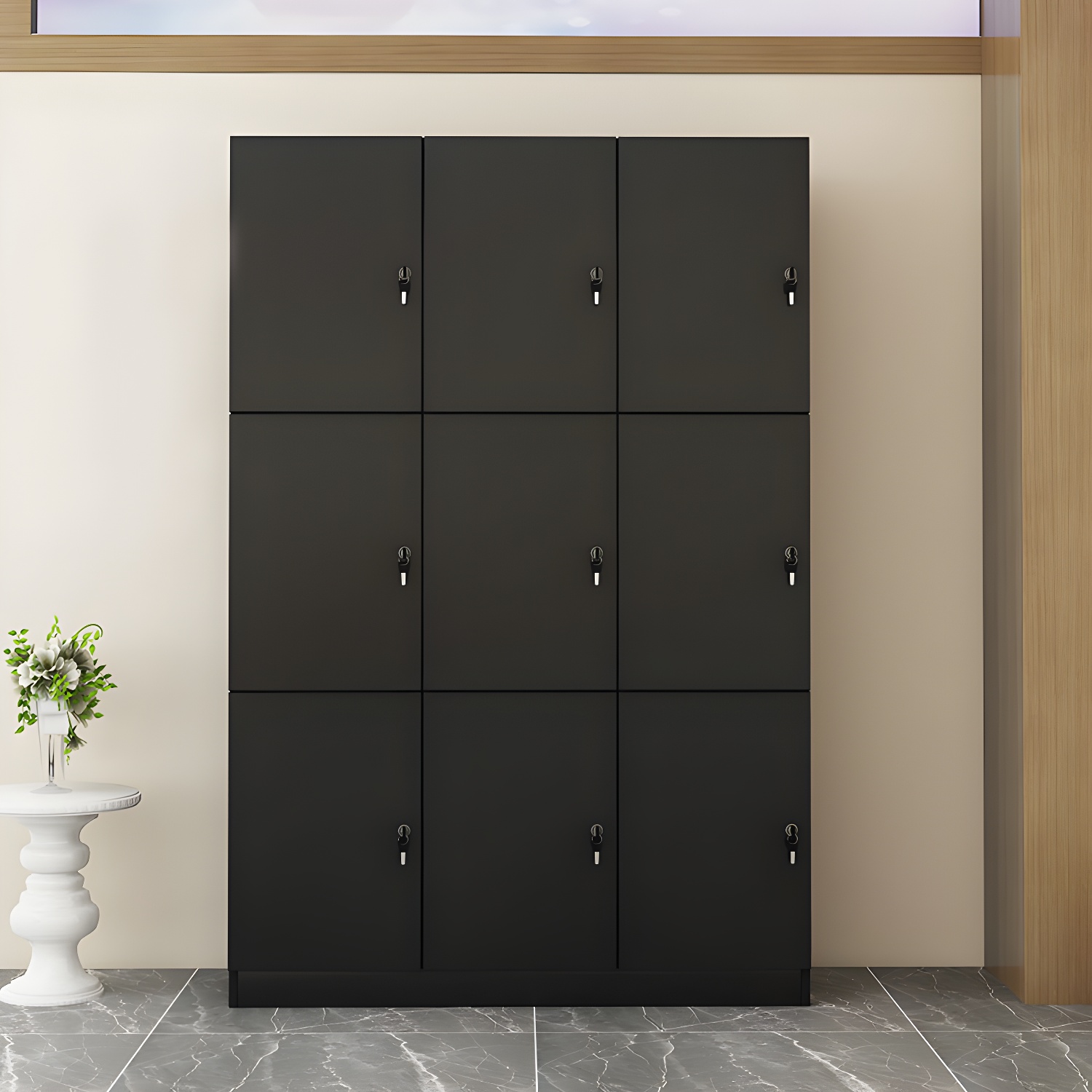 Manufactured Wood Matte Finish Storage Cabinet Modern Cabinet for Bathroom - image 7