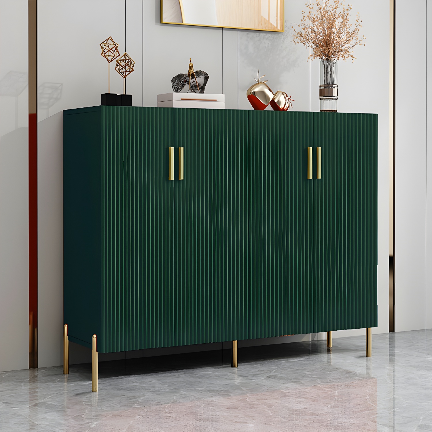 Art Deco Freestanding Server/Buffet Table for Living Room Use - image 4