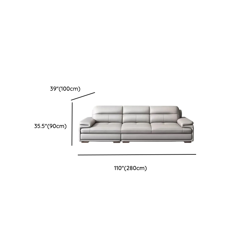 Versatile Straight/L-Shape White Sofa/Sofa Recliner with Horizontal/Right Hand Facing Orientation - image 12