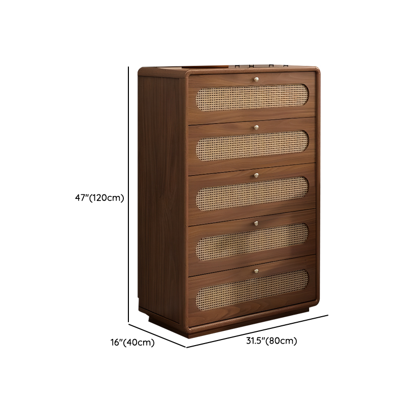Antique Square Auburn Wood Semainier/Double Dresser Vertical/Horizontal with 6 Drawers/5 Drawers/3 Drawers - image 12