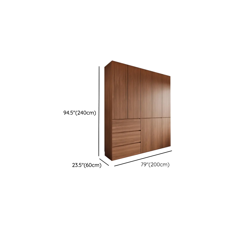 Acorn Minimalist Laminate Wardrobe Closet with 3-Drawer/6-Drawer, Soft Close Door, Interior Shelves, and Clothing Rod - image 19