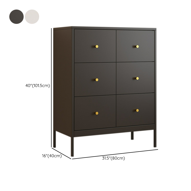 Free Standing Metal Waterproof Accent Chest with 6 Drawers/4 Drawers/9 Drawers Living Room - image 27