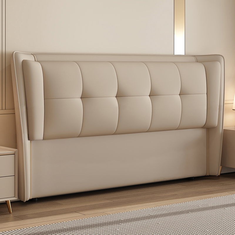 Trendy Panel Headboard with No Distressing, Piled Tufted Rectangle Design for King/Full Bed, Featuring Sponge Upholstery and Standard Height - image 4
