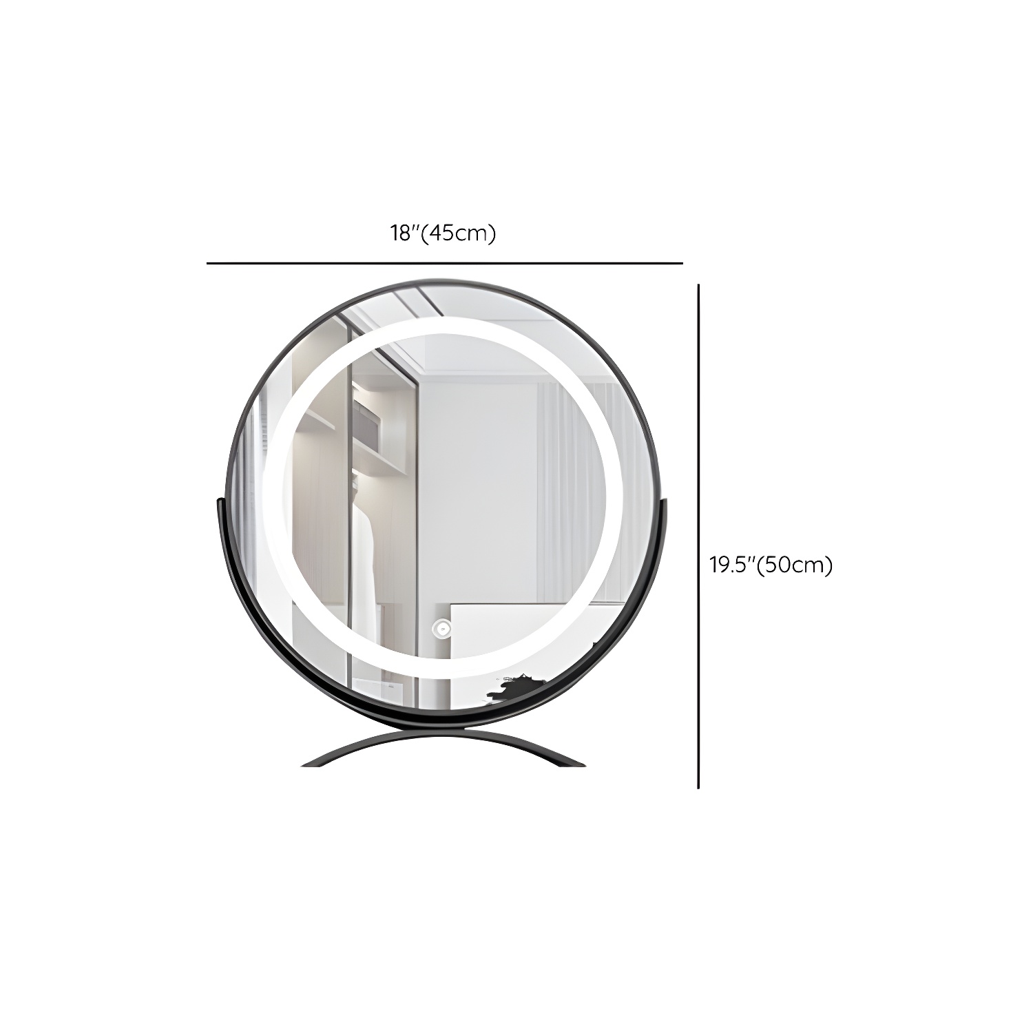 Contemporary Make-up Vanity with Stone Top and Metal Legs for Bedroom - image 15