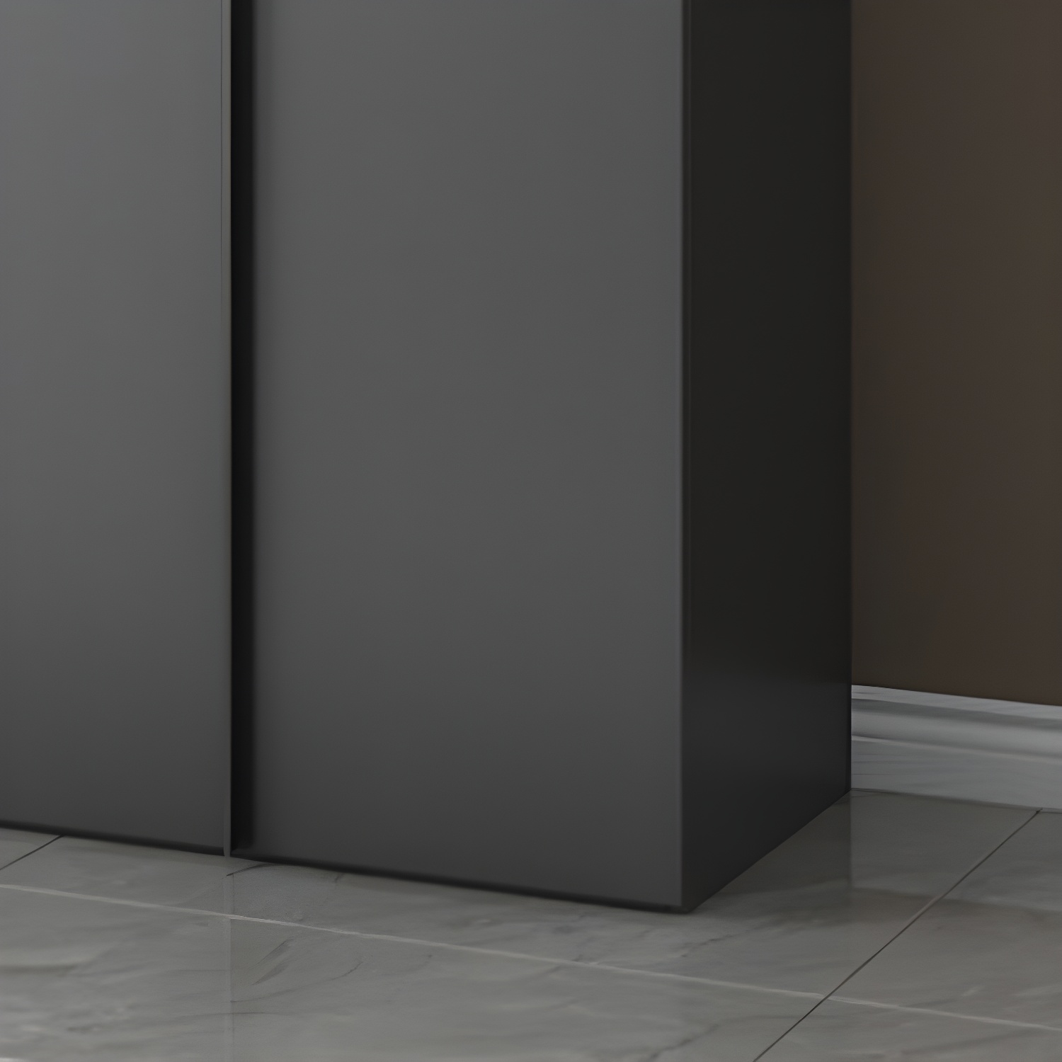 Modern Wooden Wardrobe Cabinet Bedroom Soft Close Doors Armoire - image 10