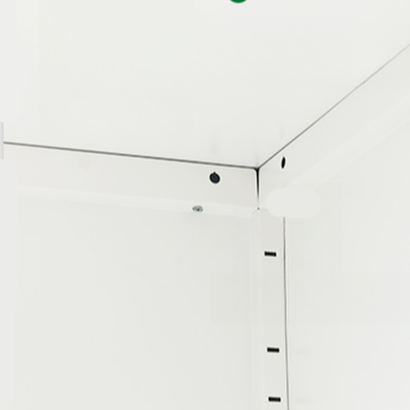 White Modish Manufactured Wood Armoire Cabinet with Adaptable Shelf, Soft Close Door, and Clothing Rod - image 5