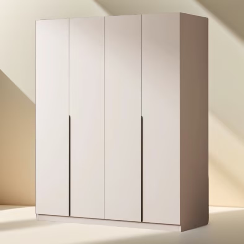 Modish Manufactured Wood Independent Armoire Cabinet with Interior Shelves and Clothing Rod - image 3