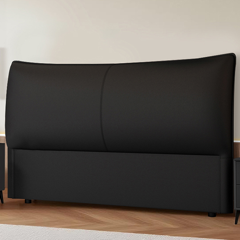 Simplistic Style Panel Headboard in Pine Wood with No Distressing, Rectangular Shape for Queen/Full/Twin XL Bed, Featuring Sponge Upholstery and Standard Height