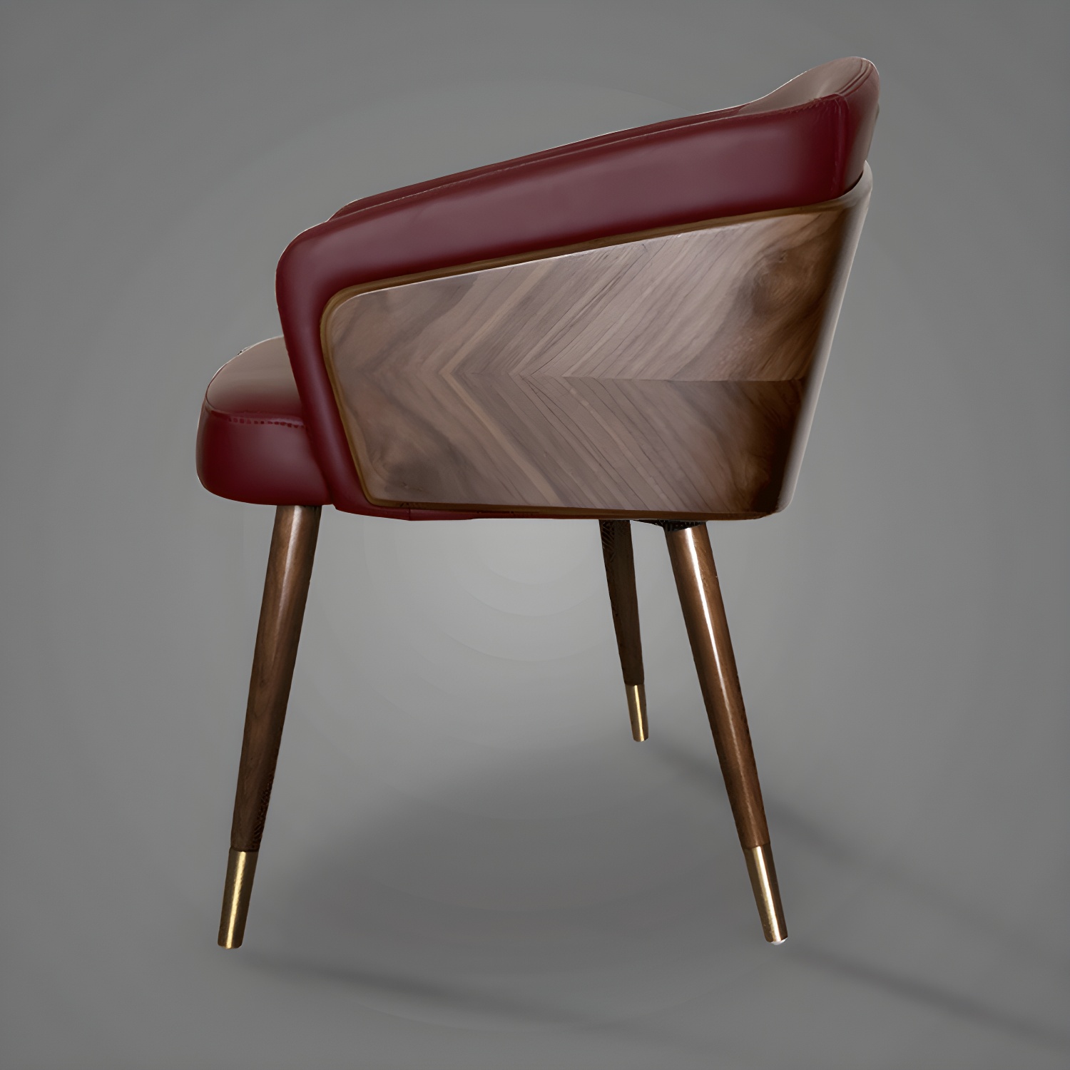 Contemporary Style Wooden Dining Chair Parsons Dining Arm Single Chair - image 5