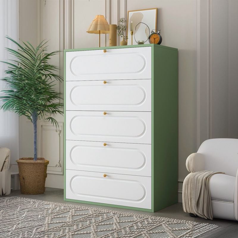 Light Green Casual Steel Bachelor Chest/Semainier - image 5