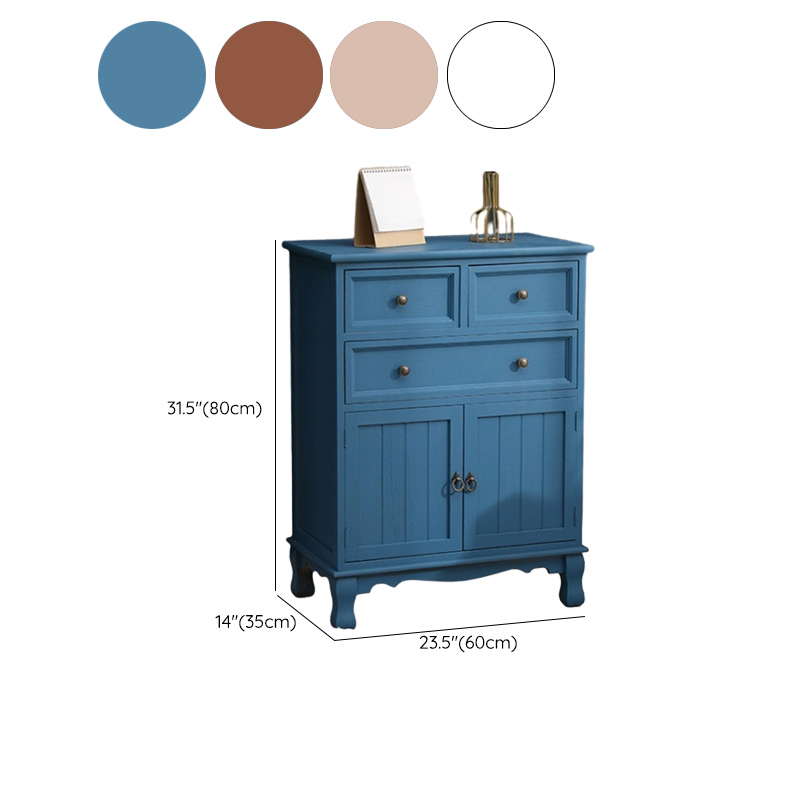 Scandinavian Narrow Metal Lingerie Chest/Semainier, Features 1 Cabinet and Included Shelves - image 20