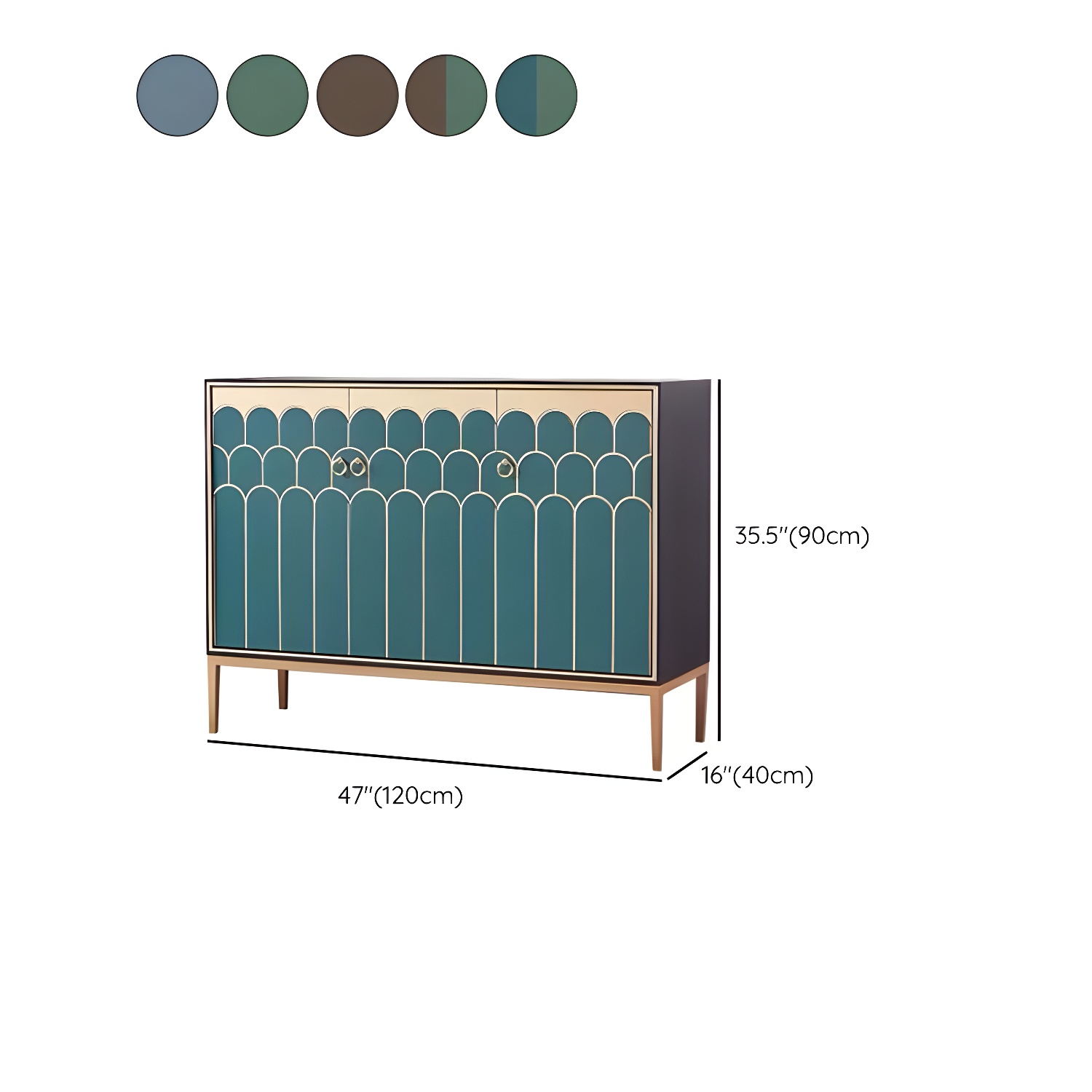Modern Storage Chest Manufactured Wood Dresser , 12.48/15.6 Inch Width - image 23