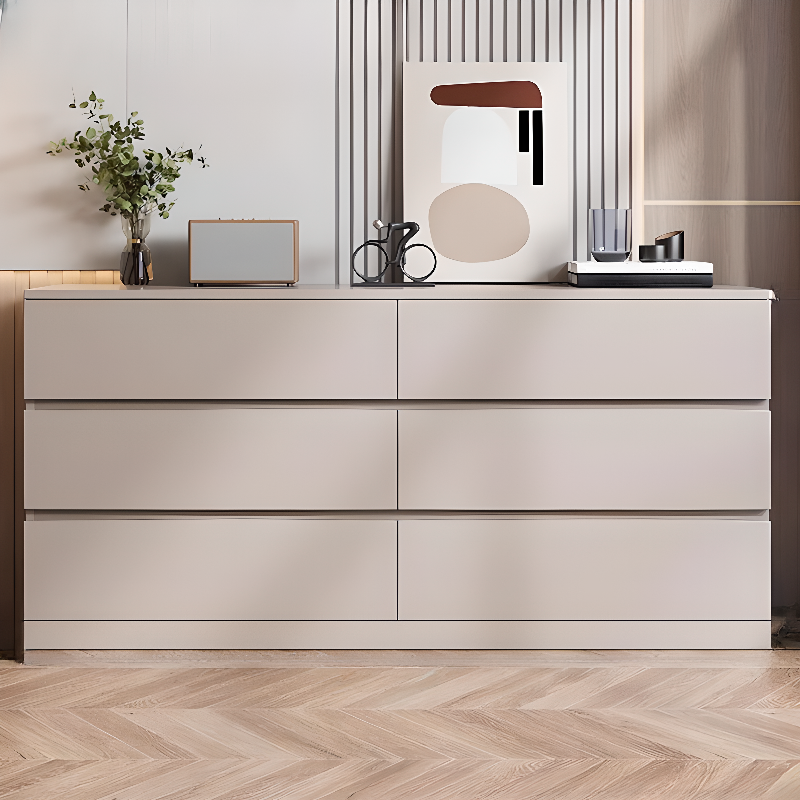 Minimalist Hardwood Horizontal Console Dresser