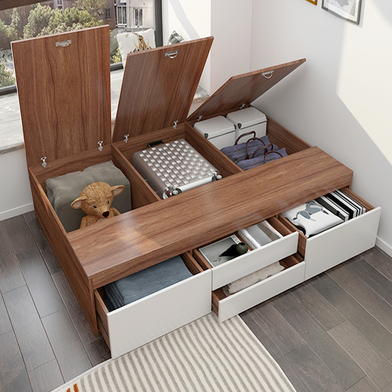 Auburn Contemporary Solid Color Storage Included Bed - image 4