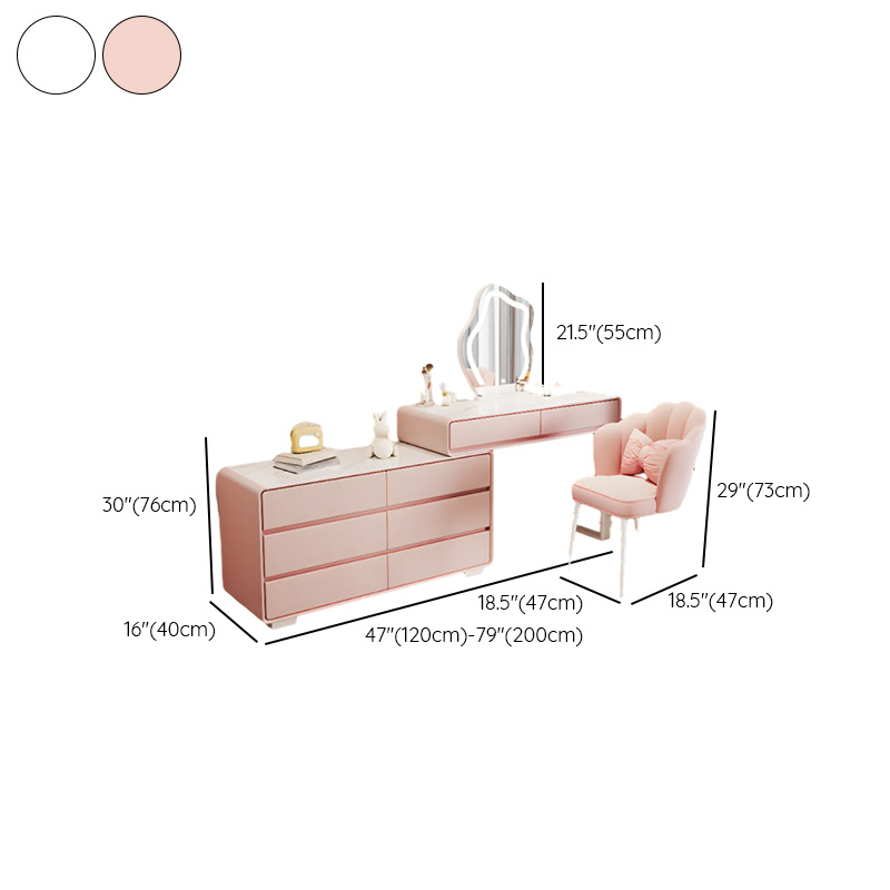 Scalable Push-Pull Vanity Set, Lighting System, Adjustable Touch & Adjustable Brightness, Peony - image 17