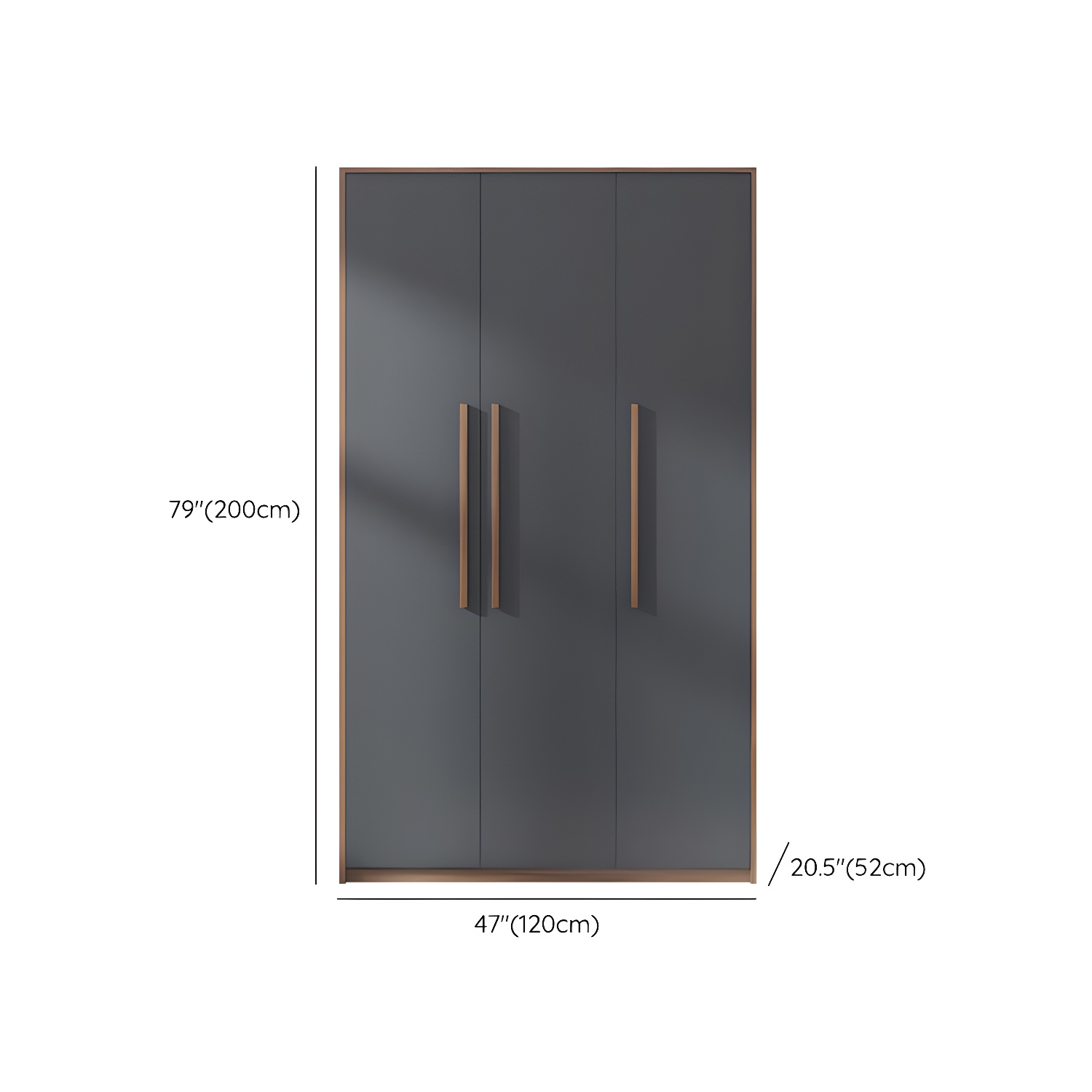 Contemporary Wardrobe Armoire Engineered Wood Wardrobe Closet - image 18