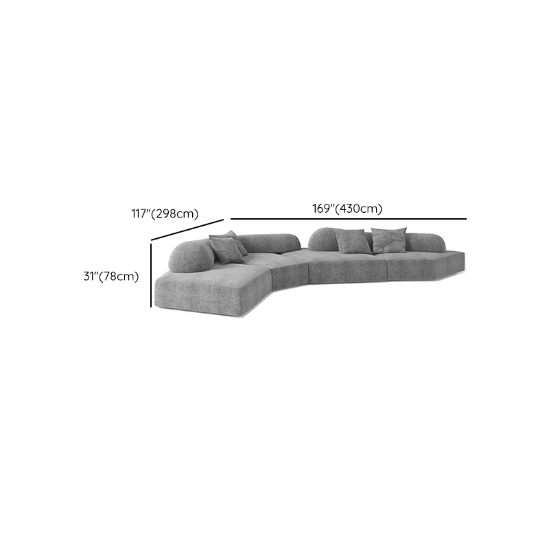 L-Shape/Straight Sofa/Corner Sectional with Left/Horizontal Orientation and Button-tufted Detail - image 6