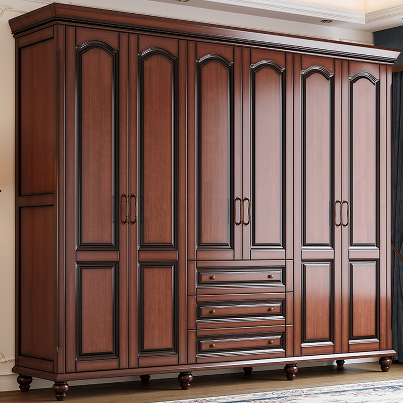 Standalone Wood Armoire Cabinet with Hinged Soft Close Door, Soft Close Drawer & Interior Shelves - image 4