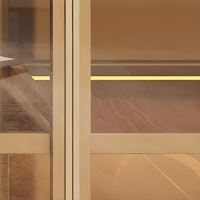 Art Deco Vitreous Wardrobe Armoire with Soft Close Door, Interior Shelves, Clothing Rod, and Hinged Mechanism - image 11