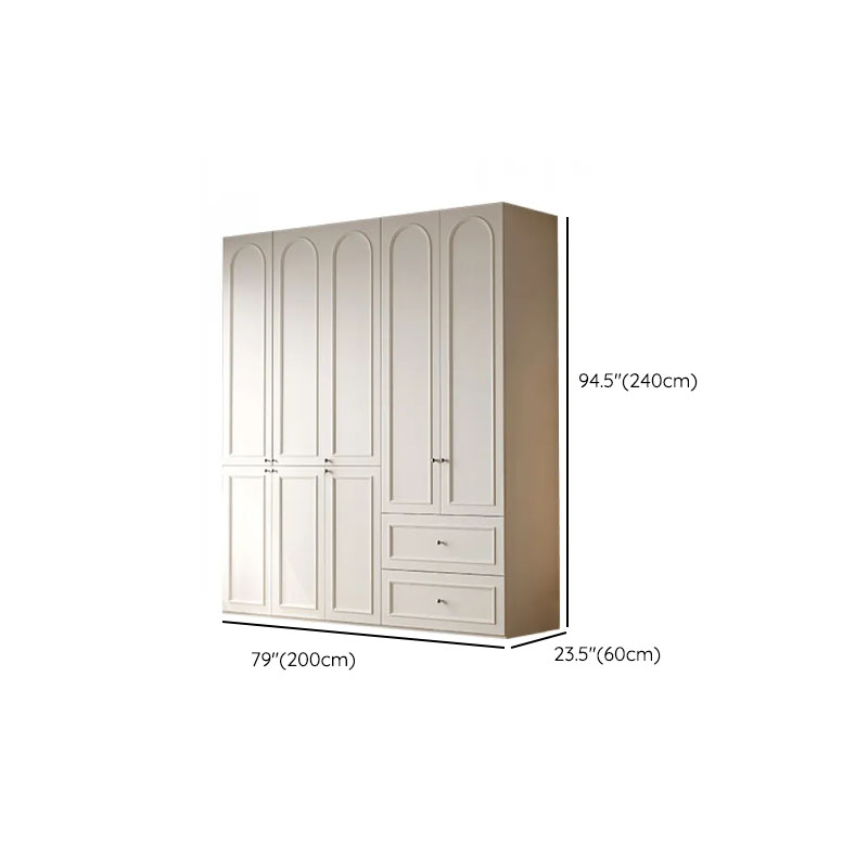 Casual Natural Wood Independent Armoire Cabinet with Soft Close Drawer, Soft Close Door, and Interior Shelves - image 26