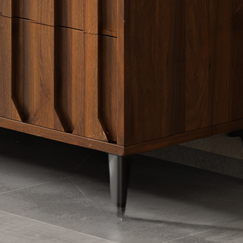 Simplistic Sideboard with 3 Drawers, Hutch, 2 Shelves, and Laminate Countertop Featuring 2 Doors/1 Door Cabinets - image 8