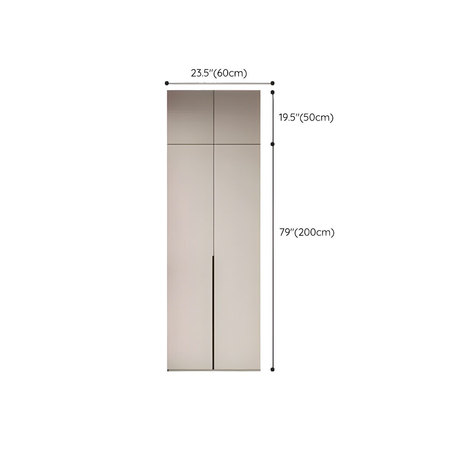 Modern Grey Wood Armoire with Solid Construction and Limited Warranty - image 27