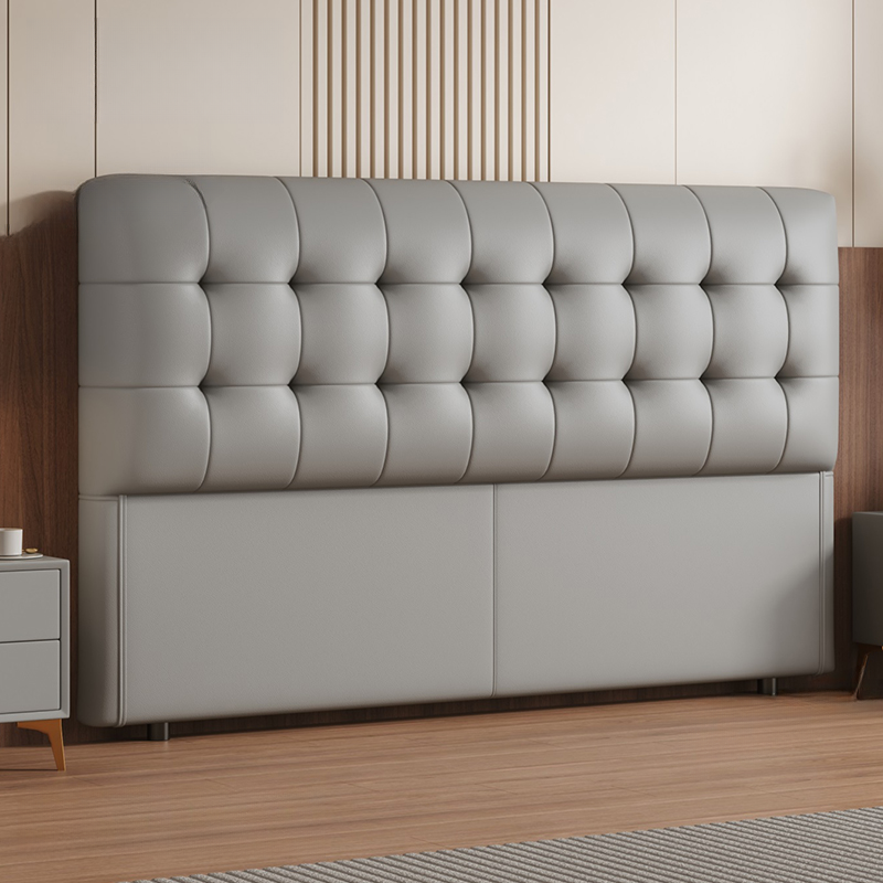 Trendy Panel Headboard with No Distressing, Piled Tufted Rectangle Design for King/Queen/Full Bed, Featuring Sponge Upholstery and Standard Height - image 6