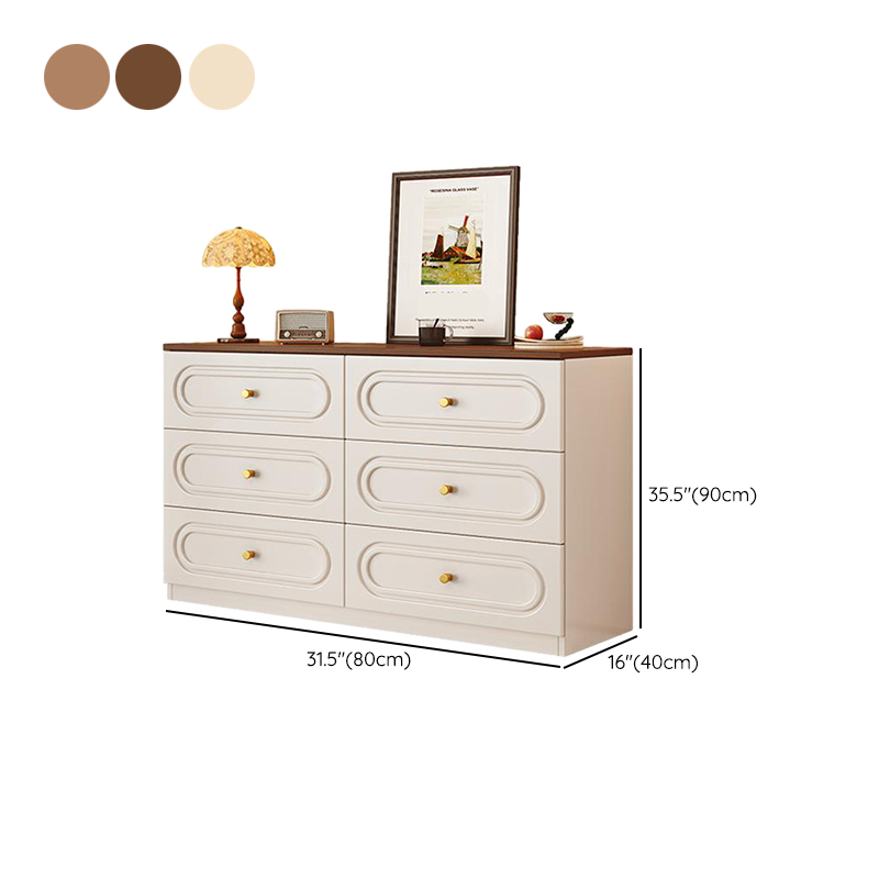 Casual Composite Wood Double Dresser/Bachelor Chest in Horizontal/Vertical Orientation - image 9