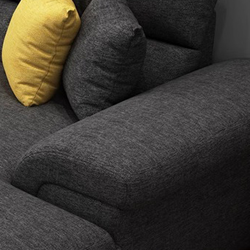 L-Shape Olive Green/Oatmeal/Midnight Black Right Upholstered Sofa Recliner in a Contemporary Style - image 12