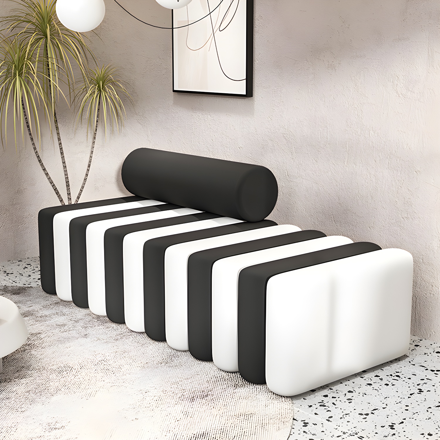 Velvet Contemporary Standard Sofa Armless Sofa for Living Room, Apartment - image 10