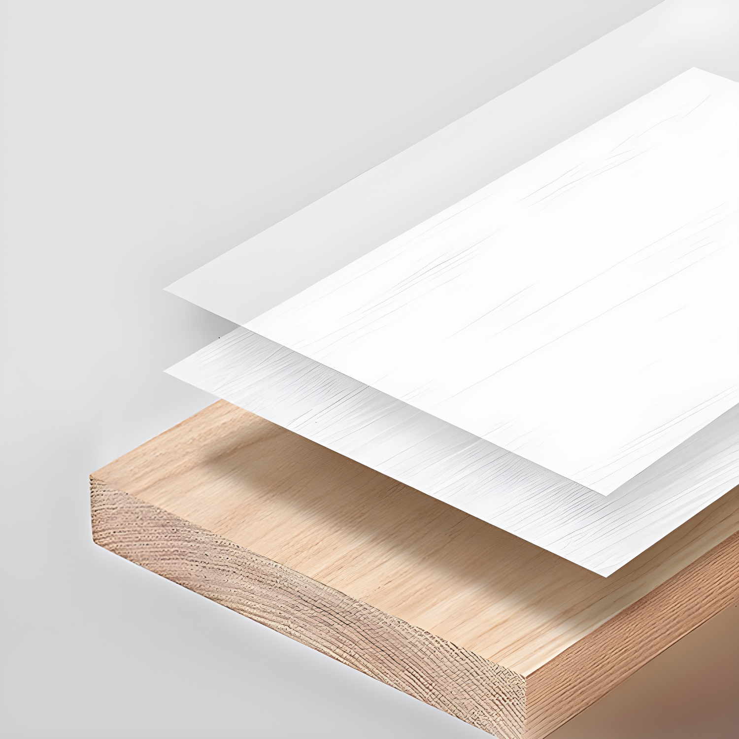 Modern White Wood Wardrobe Armoire with Soft-Close Drawers and Clothing Rod - image 4