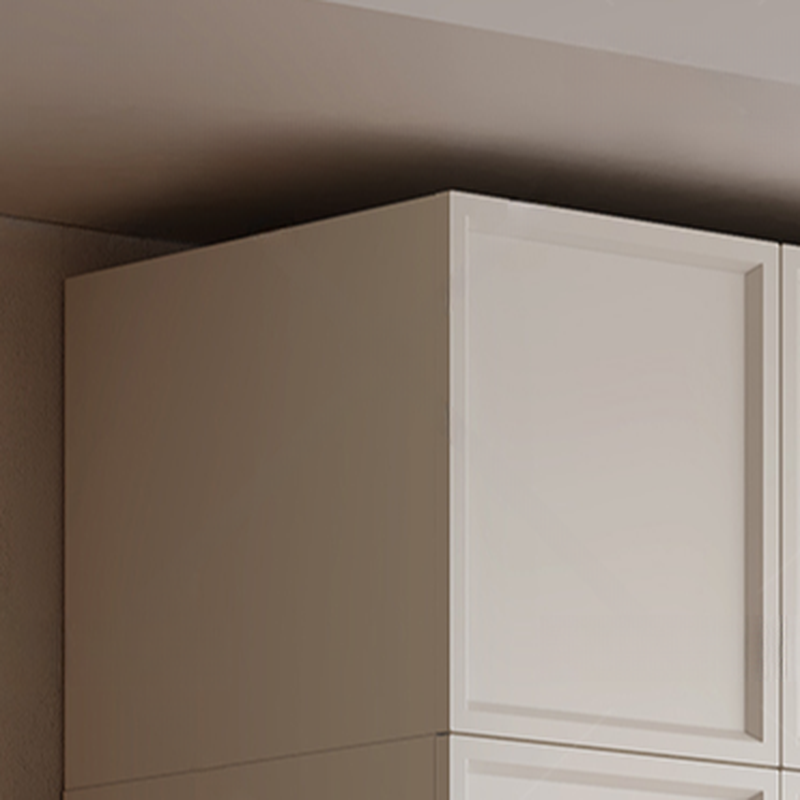 Casual Wooden Independent Armoire Cabinet with 3-Drawer, Interior Shelves, and Hanging Rod - image 4