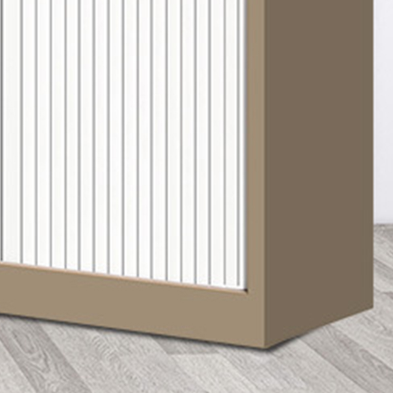 Steel Detached Rainproof Lockable Accent Cabinet with Sliding Door - image 11