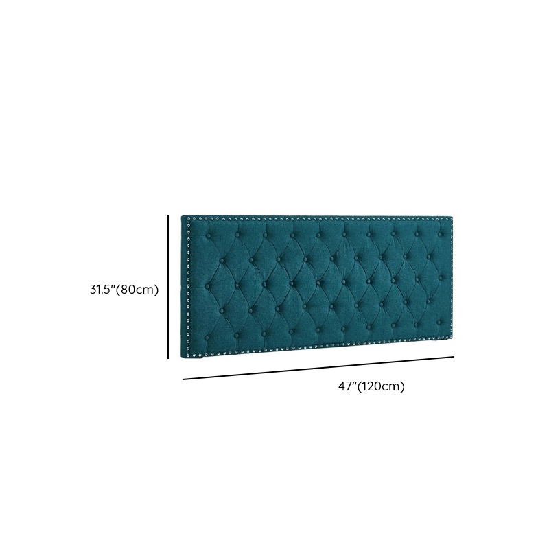 No Distressing Twin XL/Full/Queen Panel Headboard with Nailhead Border, Portman Shape, Sponge Fill, Wall Mounted, Low Height - image 13