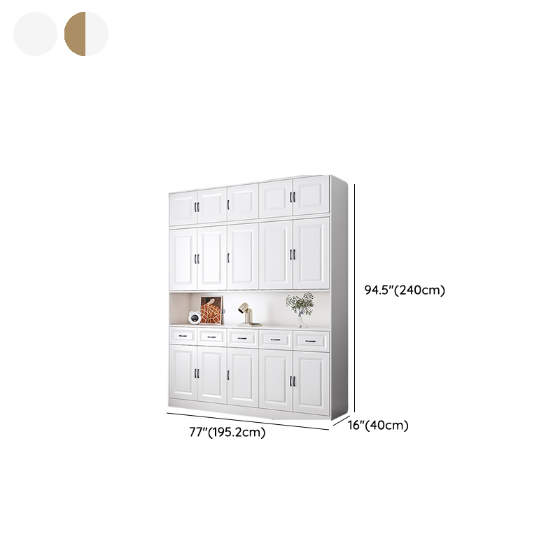 Wood Contemporary Storage Cabinet Buffet Sideboard with Drawers for Home Use - image 27