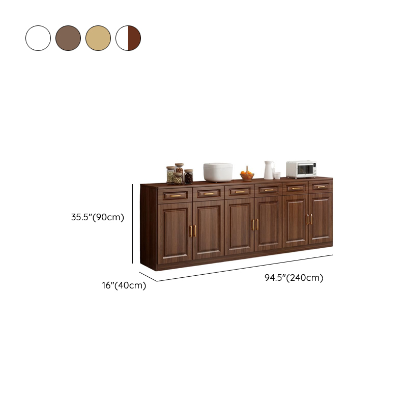 Modish Sideboard Composite Wood Standard/Narrow Kitchen Cupboards with 5 Drawers/4 Drawers/3 Drawers, 2 Shelves and 5 Doors/4 Doors/3 Doors - image 15