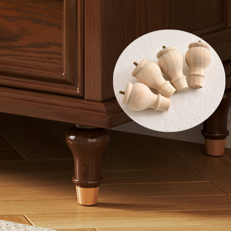 Trendy Raw Wood Console Dresser with 8/10/5 Drawers in Horizontal/Vertical Orientation - image 9