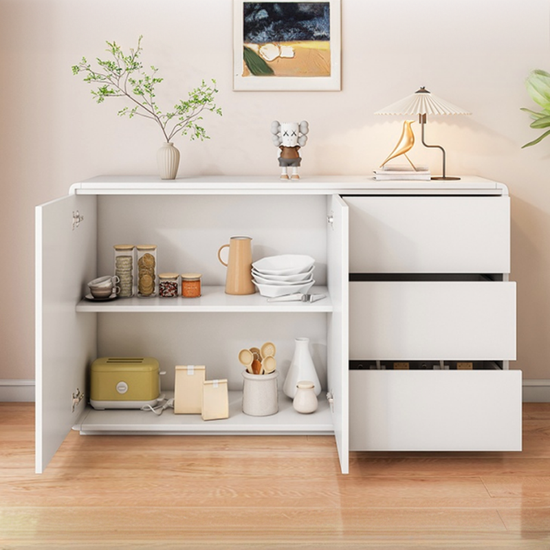 Contemporary Sideboard with 3 Drawers, Closet, Standard/Wide/Narrow Sizes, 1 Shelf, Kitchen Cupboards, and 2/3/Single Doors - image 9