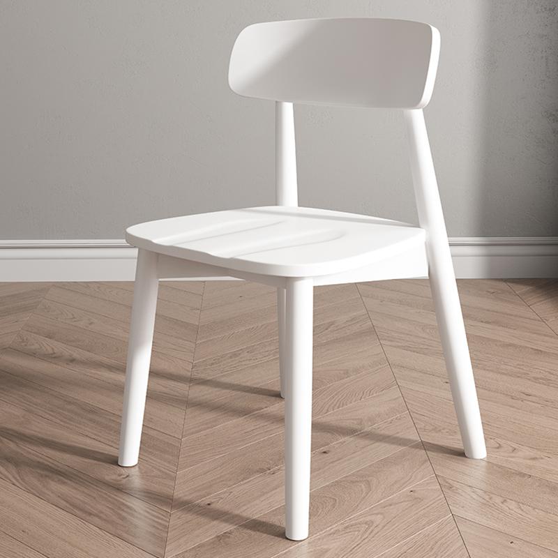 For Restaurant Light-Toned Wood Framed Armless Chair - image 10